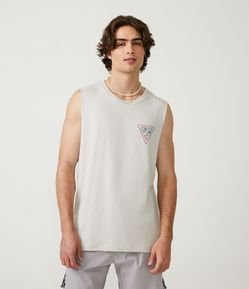 Regata em Algodão com Estampa de Flamingo