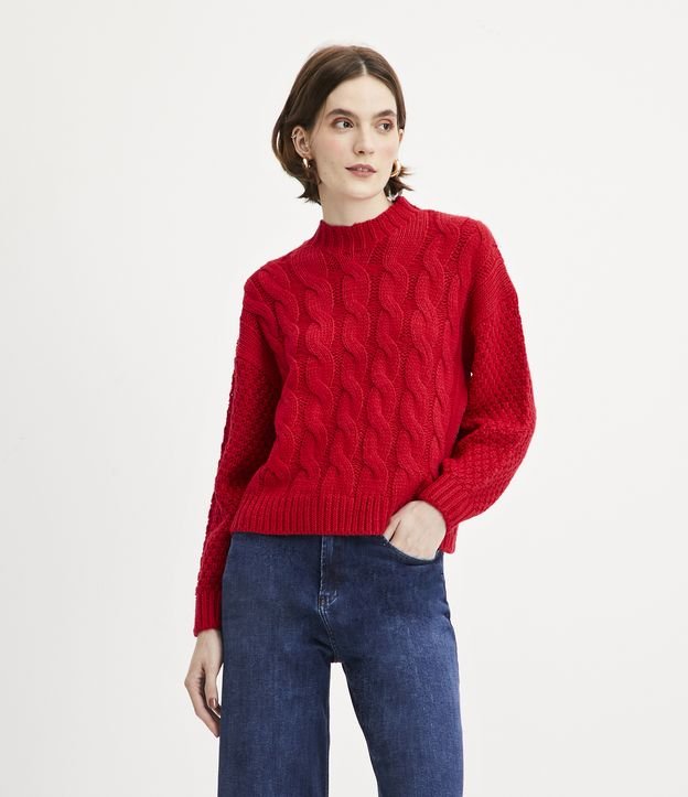 Suéter vermelho, da Renner
