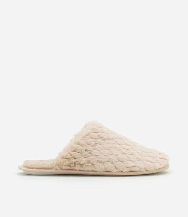Pantufa Fechada com Pelinhos em Escamas