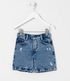 Imagem miniatura do produto Bermuda Infantil Jeans con Desgastes y Cintura Elástica - Talle 1 a 5 años Azul 1