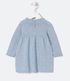 Imagem miniatura do produto Vestido Infantil de Lunares con Volados - Talle 0 a 18 meses Azul 2
