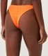 Imagem miniatura do produto Bikini Bombacha Colaless en Poliamida con Estampado Cuadrillé Texturizada Naranja 3