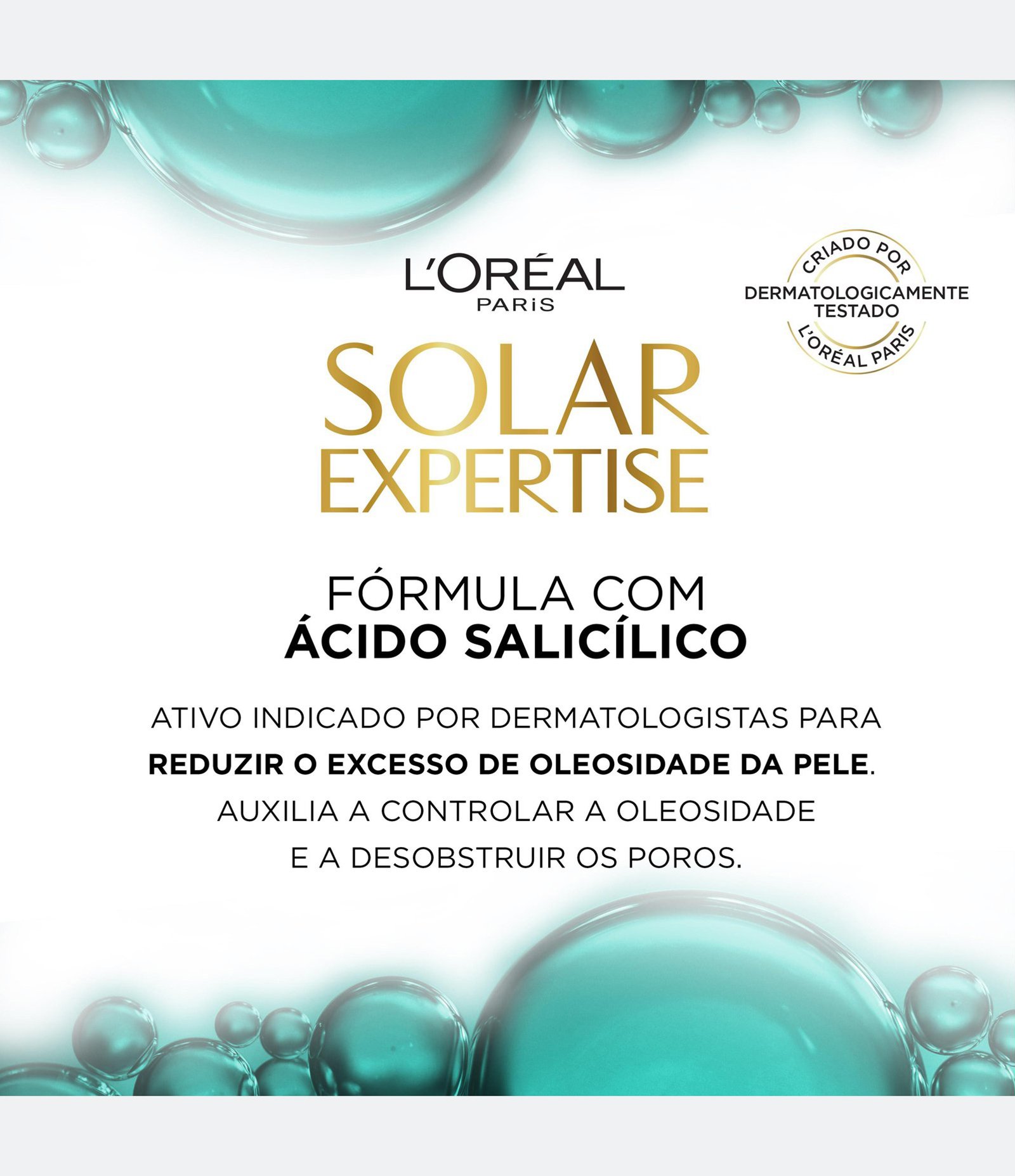 Protetor Solar Facial Expertise Antioleosidade FPS60 COR 5 0 Escura 40 G 40g 4