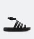 Imagem miniatura do produto Sandália Plana Sport Sandal con Tiras Puffas Negro 1