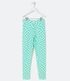 Imagem miniatura do produto Pantalón Legging Infantil Estampado de Cuadros - Talle 7 a 14 años Blanco 1