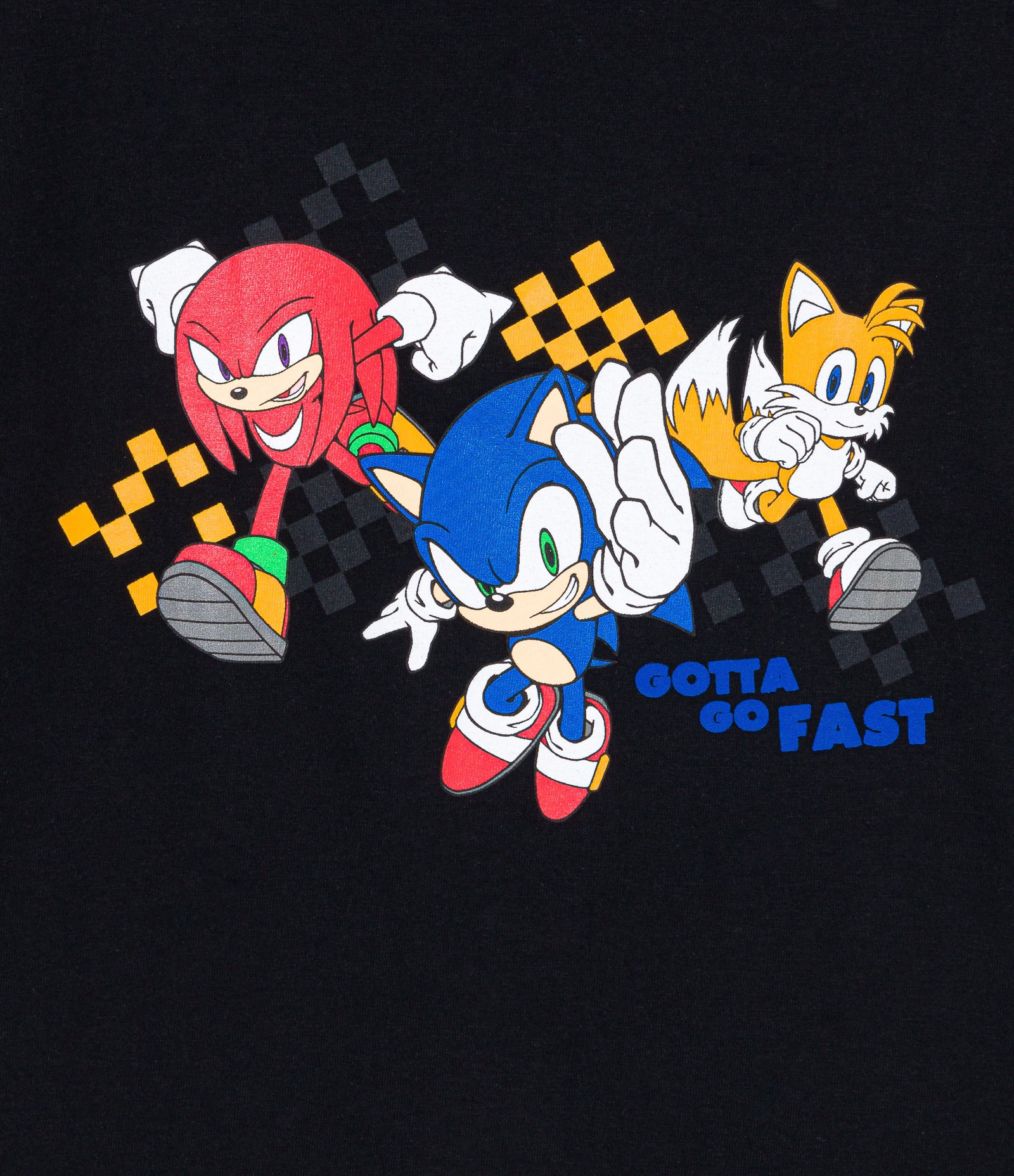 Camiseta Infantil Estampa Sonic e sua Turma - Tam 4 a 10 anos Preto 3