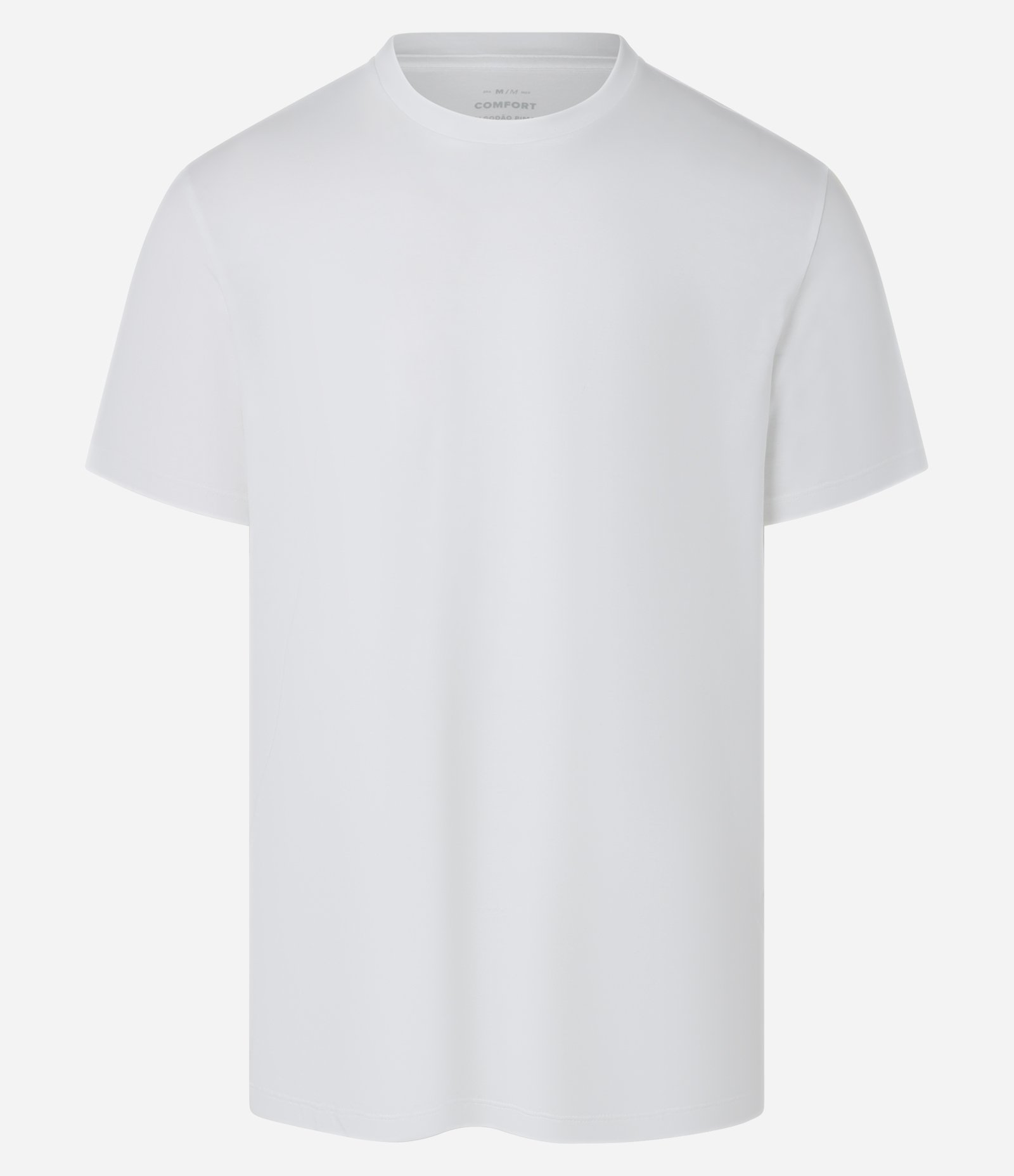 Camiseta Comfort Perfomance em Algodão Pima Branco 5