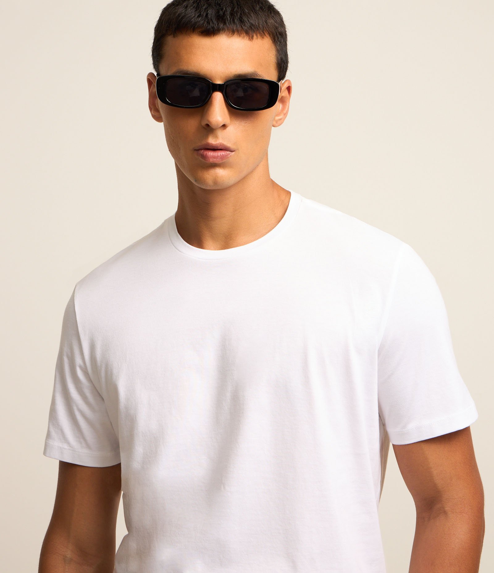 Camiseta Comfort Perfomance em Algodão Pima Branco 3