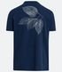 Imagem miniatura do produto Remera Comfort en Algodón con Estampado de Follaje y Pequeño Bolsillo Azul 7