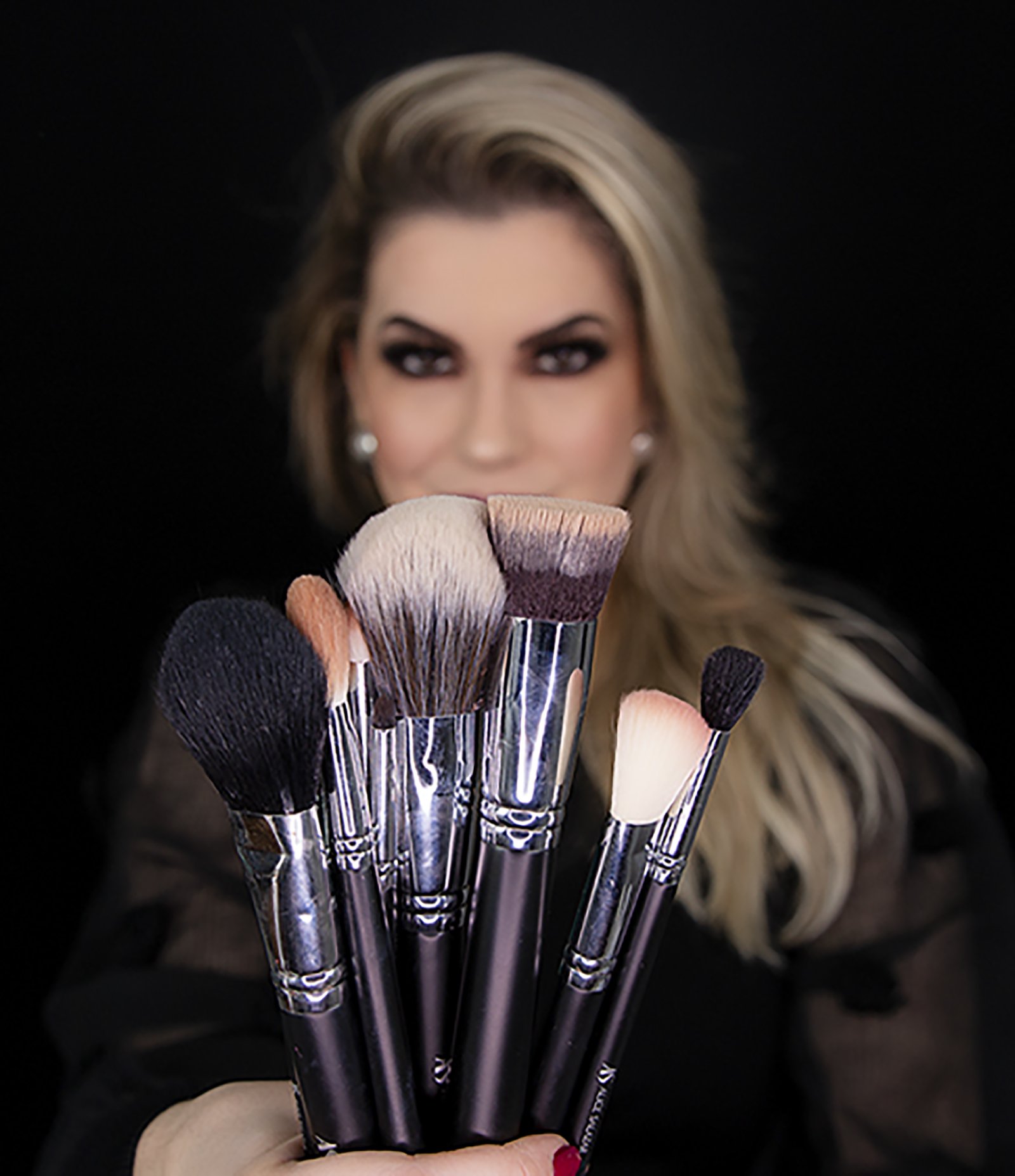 Pincel de Maquiagem AS 09 Alice Salazar Preto 3
