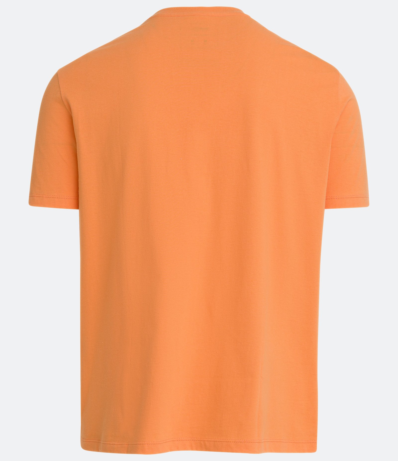 Camiseta em Meia Malha com Virdadi Chenille Laranja 6