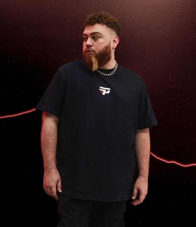 Camiseta Relaxed em Meia Malha com Estampa #GOPAIN