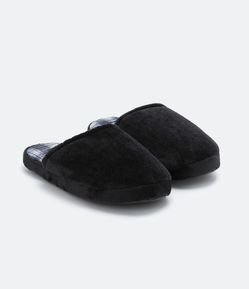 Pantufa com Estampa Xadrez Interna