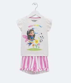 Conjunto Infantil Estampa A Casa Mágica da Gaby - Tam 2 a 6 Anos