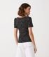 Imagem miniatura do produto Blusa en Viscosa con Estampado de Lunares Negro 4