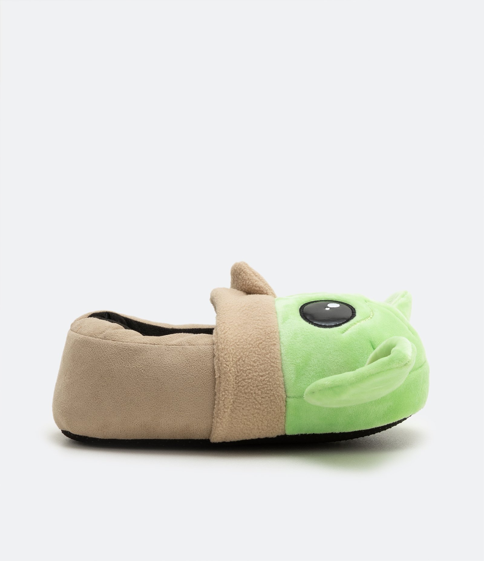 Pantufa Fechada com Estampa 3D do Baby Yoda Marrom 2