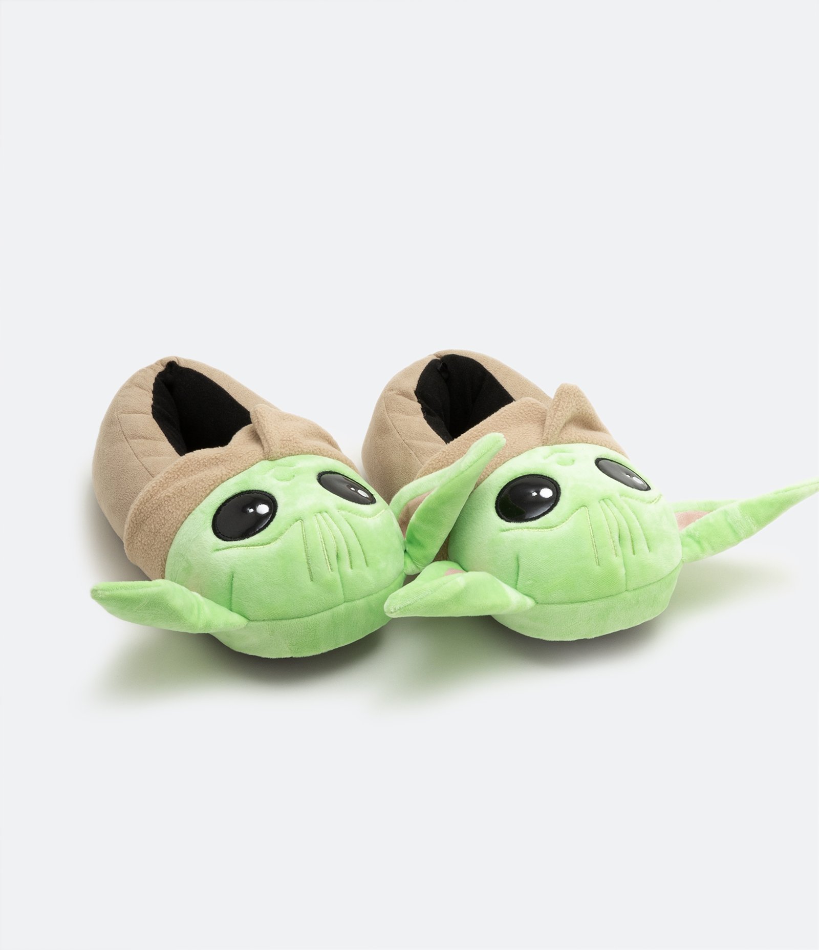 Pantufa Fechada com Estampa 3D do Baby Yoda Marrom 3