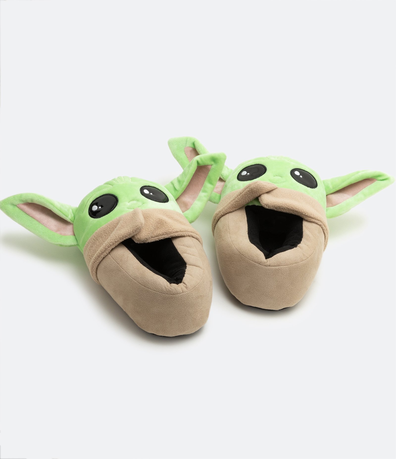 Pantufa Fechada com Estampa 3D do Baby Yoda Marrom 4