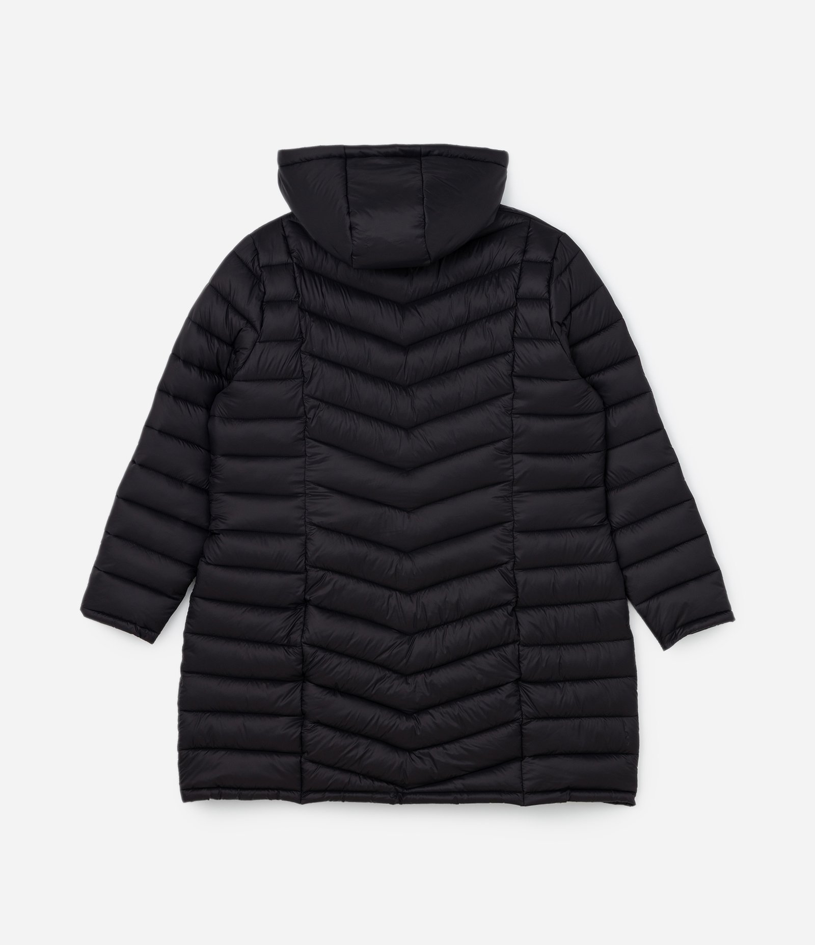 Jaqueta Puffer em Poliamida com Capuz Curve & Plus Size Preto 7