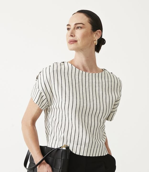 Blusa Mini Tee Listrada - Compre Agora