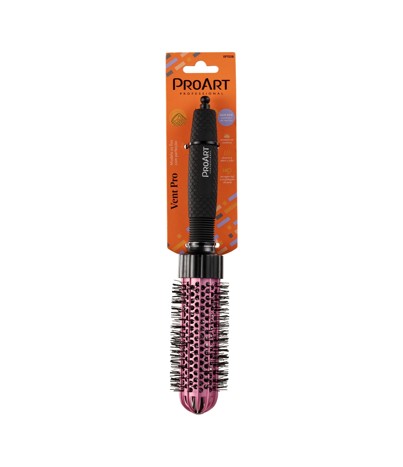 Escova de CabeloProfissional Térmica Vent Pro 33 ProArt U 3