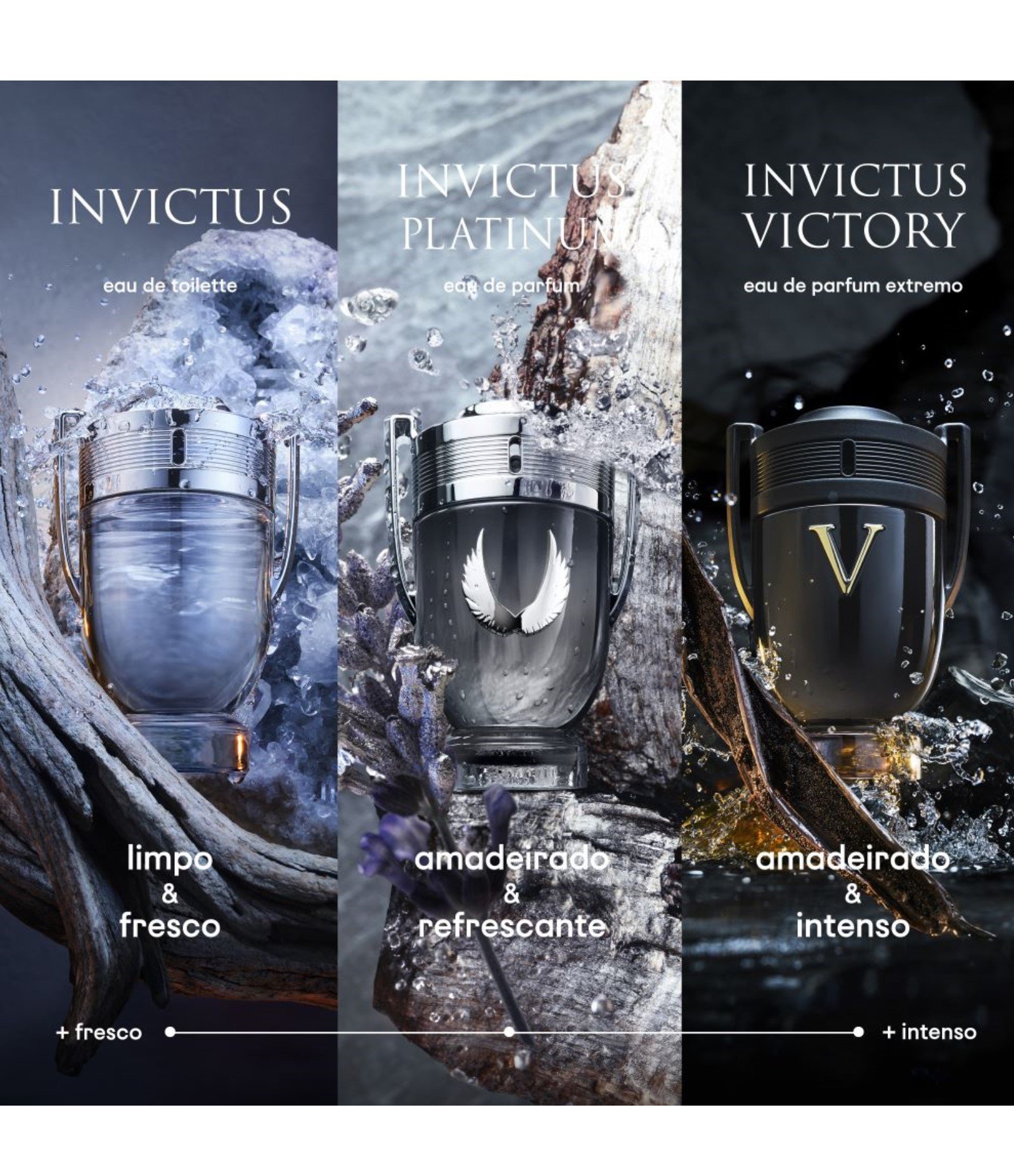 Perfume Paco Rabanne Invictus Platinum Eau de Parfum Masculino 200ml 200ml 4