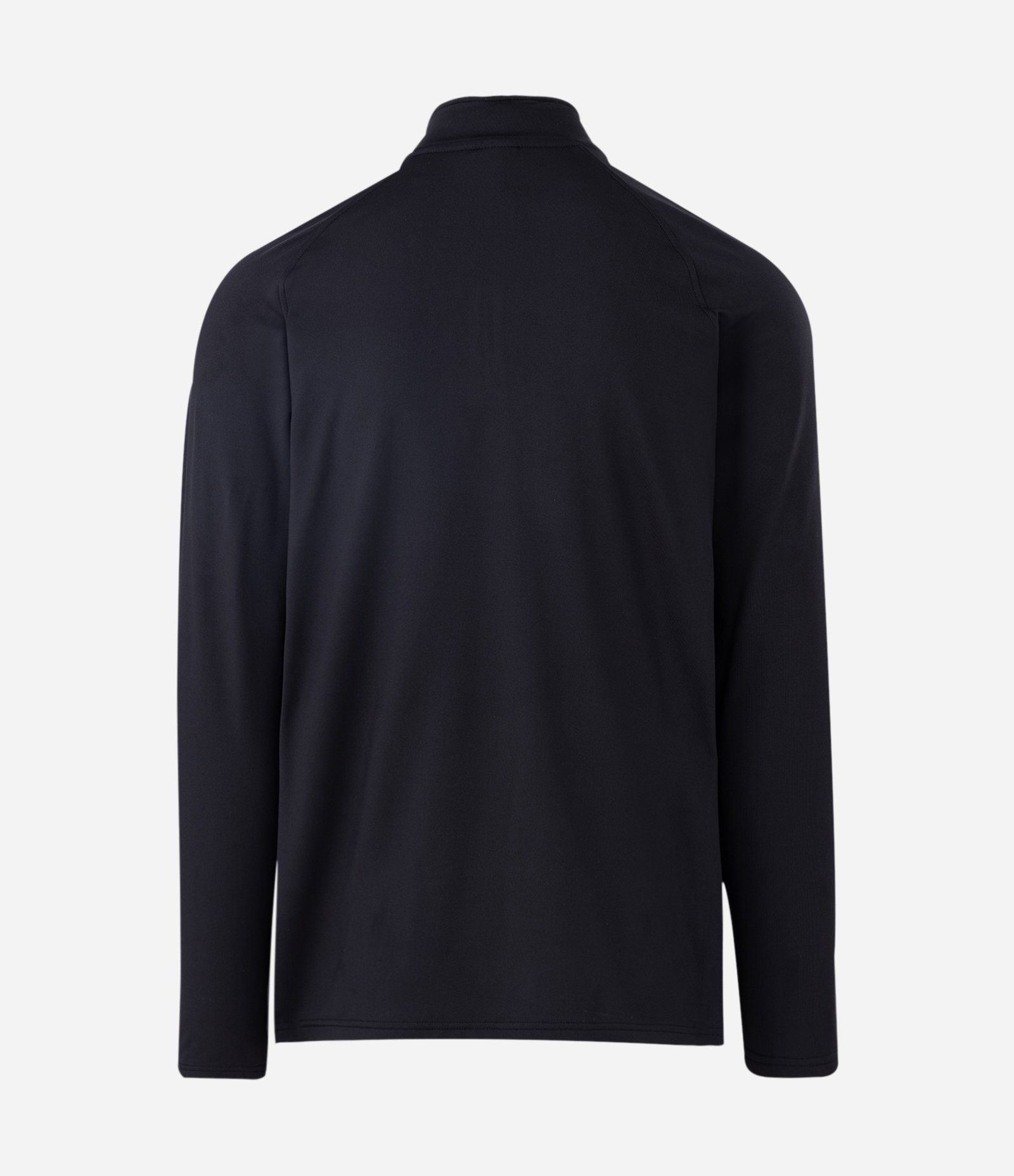 Camiseta Térmica Esportiva com Zíper na Gola e Recortes Preto 8