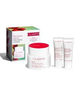Kit Body Shaping Cream + Exfoliating Body Scrub 30ml + Moisture Rich Body Lotion 30ml Clarins
