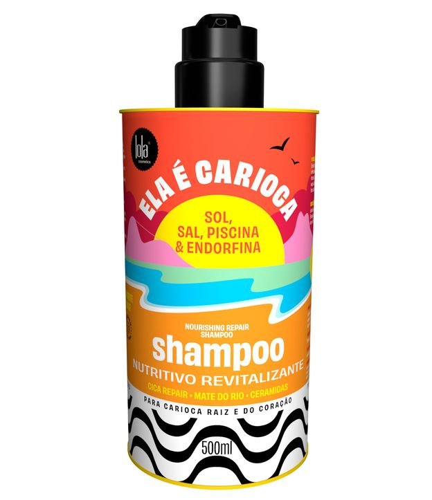 Shampoo Nutritivo Ela e Carioca  Lola Cosmetics - 500ml