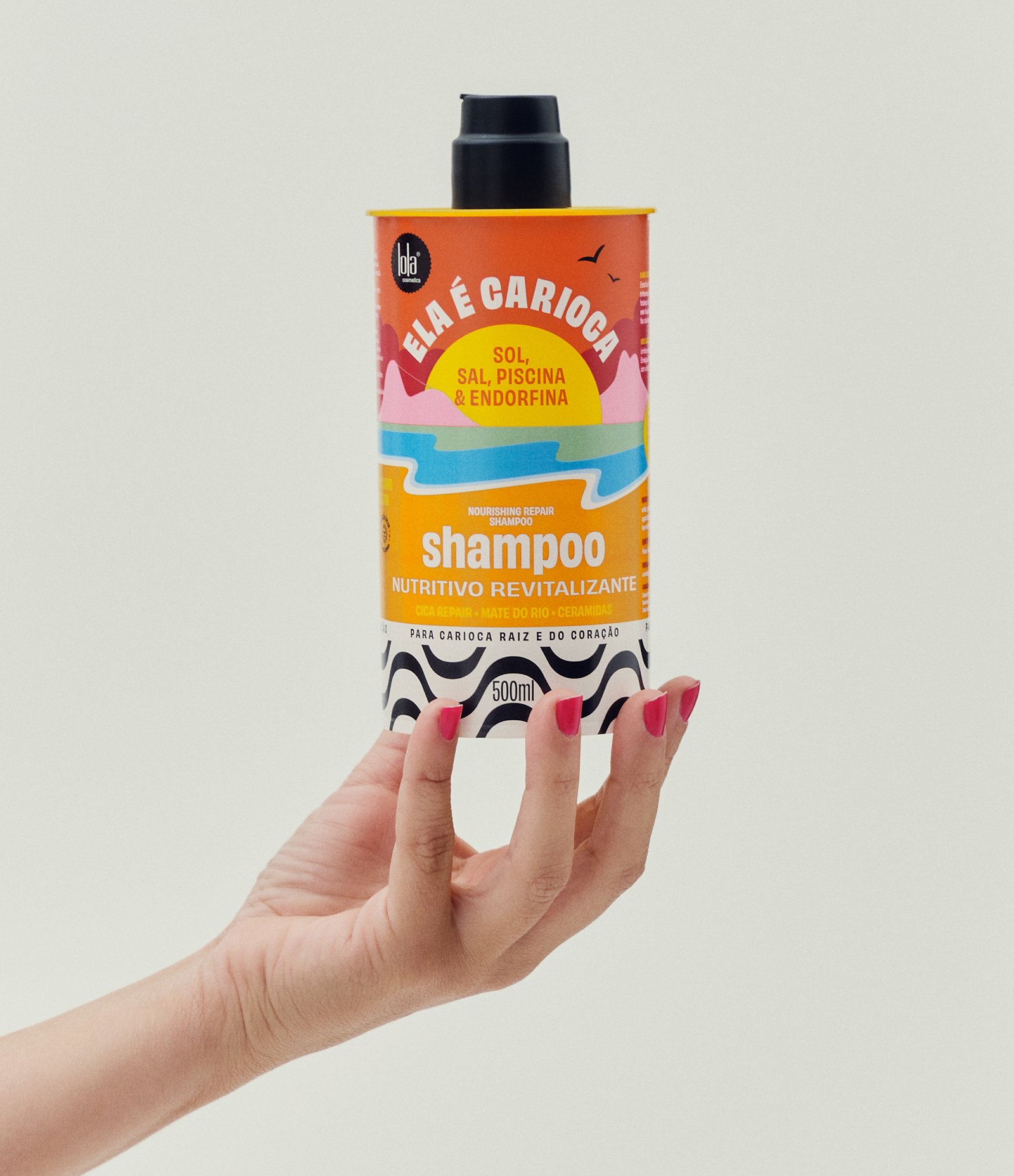 Shampoo Nutritivo Ela e Carioca  Lola Cosmetics 500ml 3