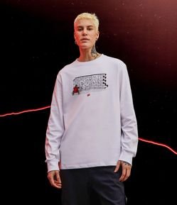 Camiseta Easy em Meia Malha com Estampa Go Pain