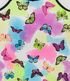 Imagem miniatura do produto Vestido Infantil Tie Dye Estampado Mariposas - Talle 5 a 14 años Negro 3
