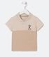 Imagem miniatura do produto Camisa Polo Infantil Estampado Snoopy con Recorte - Talle 1 a 5 años Beige 1