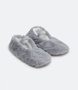 Pantufa Home Socks com Pelinhos Externos e Internos