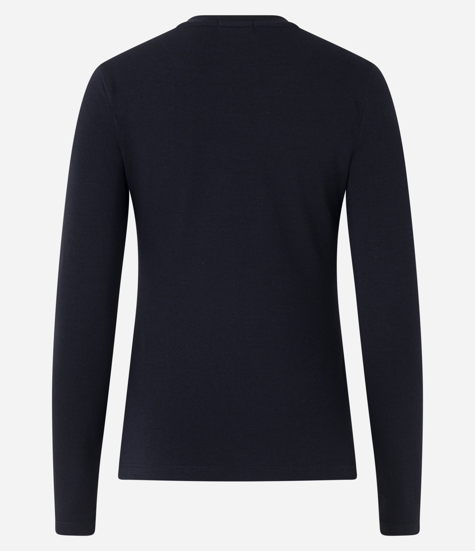 Blusa Básica em Algodão com Gola Redonda Preto 6
