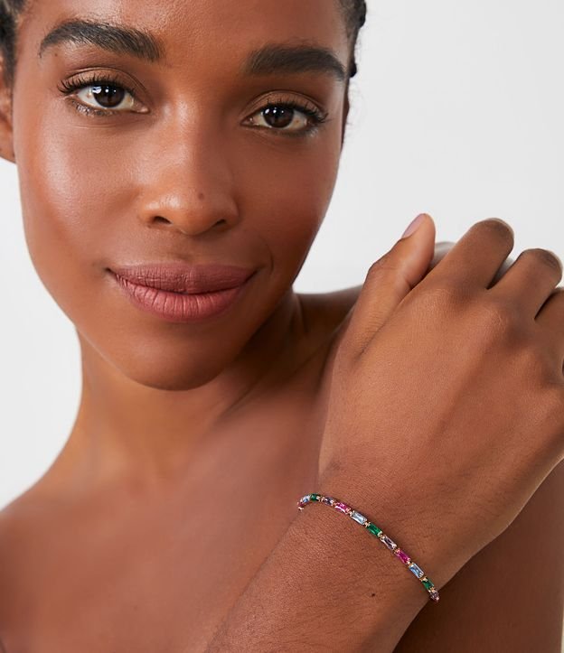 Pulsera Ajustable con Strass Multicolores Multicolores 1