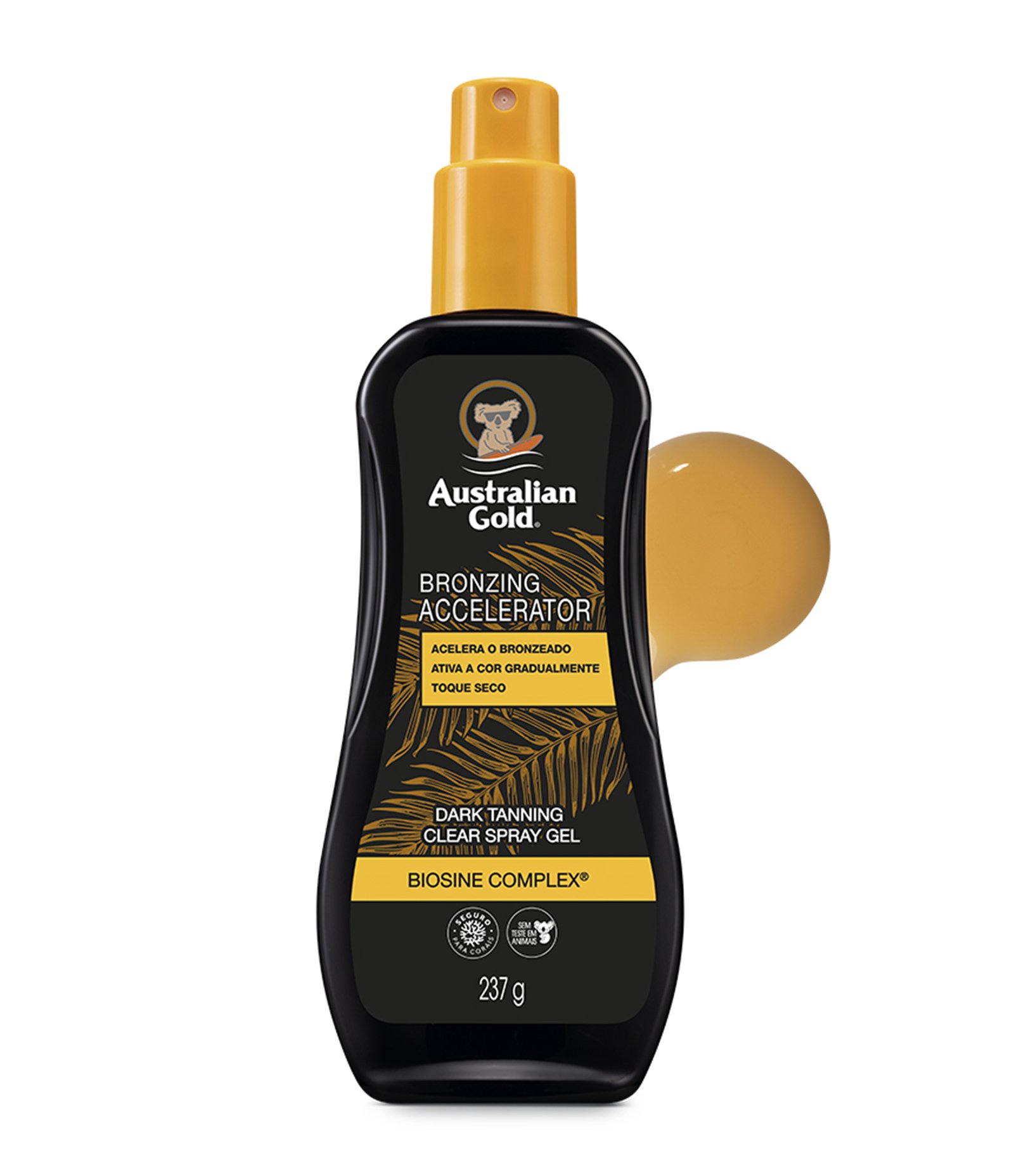Acelerador de Bronzeado Corporal Gel Clear Spray Australian Gold 237G 2