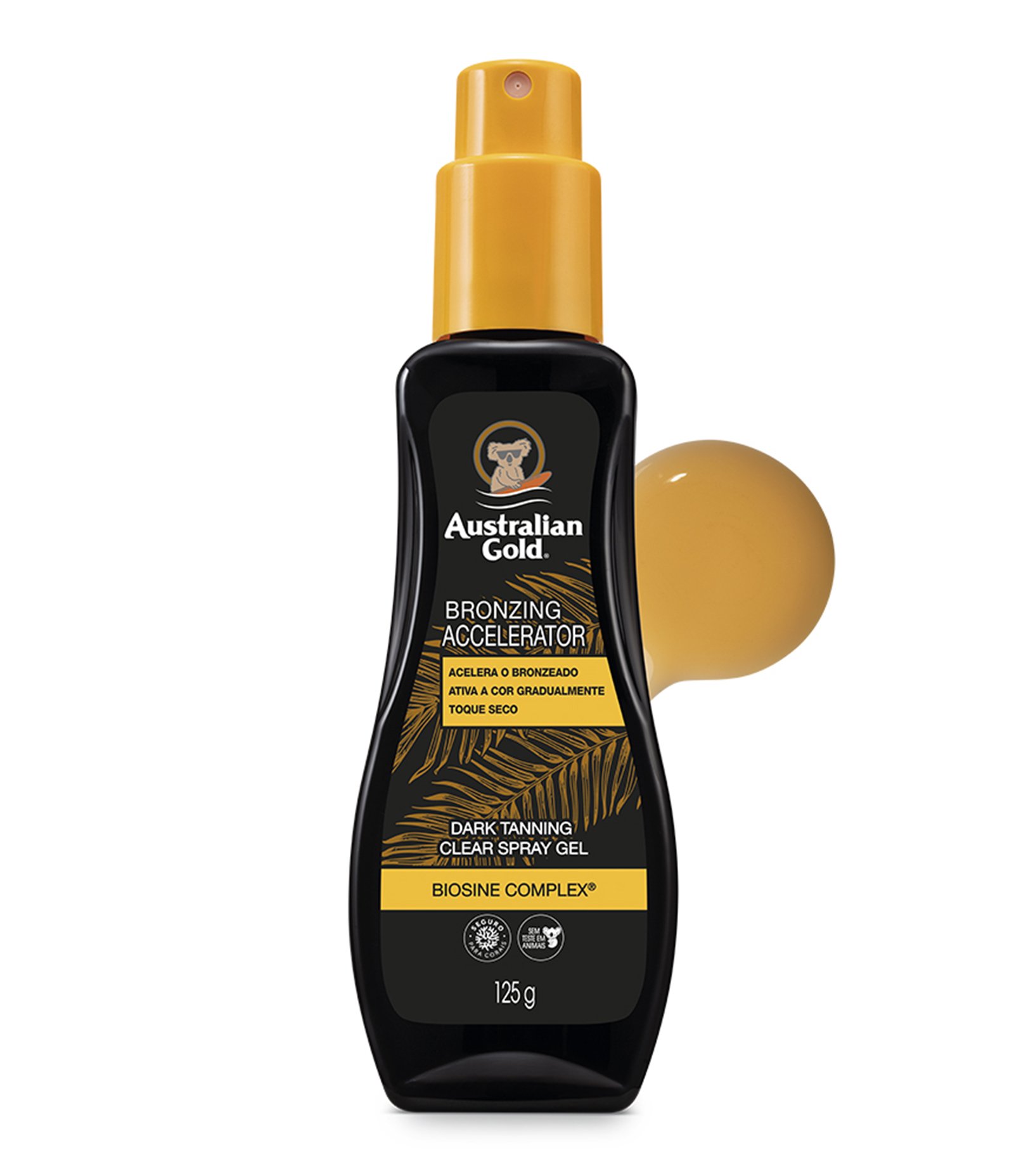 Acelerador de Bronzeado Corporal Gel Clear Spray Australian Gold 125G 2