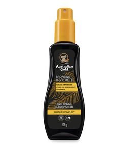 Acelerador de Bronzeado Corporal Gel Clear Spray Australian Gold