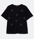 Imagem miniatura do produto Blusa en Media Malla con Corazones Curve & Plus Size Negro 5