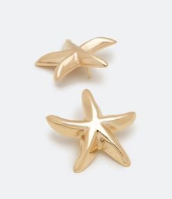 Maxi Brinco em Metal de Estrela do Mar