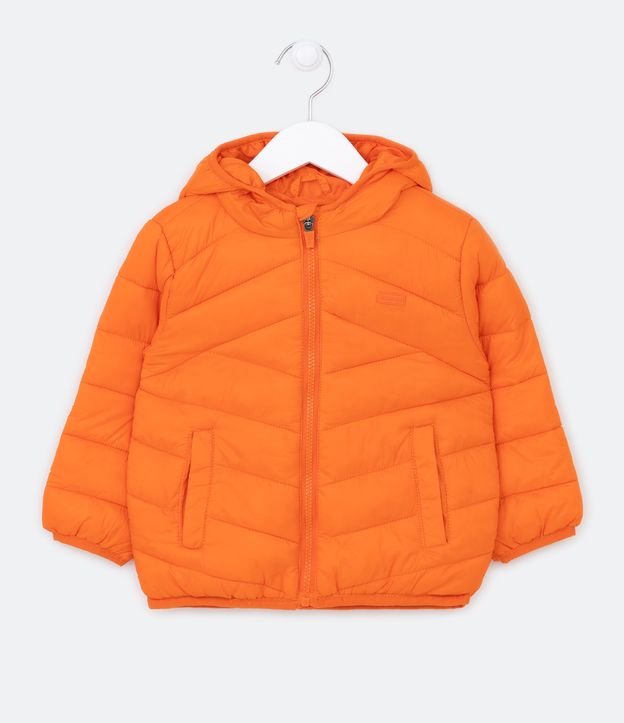 Jaqueta Puffer Infantil Básica - Tam 1 a 5 Anos