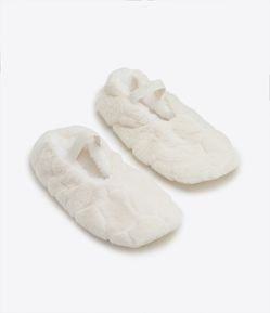 Pantufa Home Socks com Pelinhos Externos e Internos