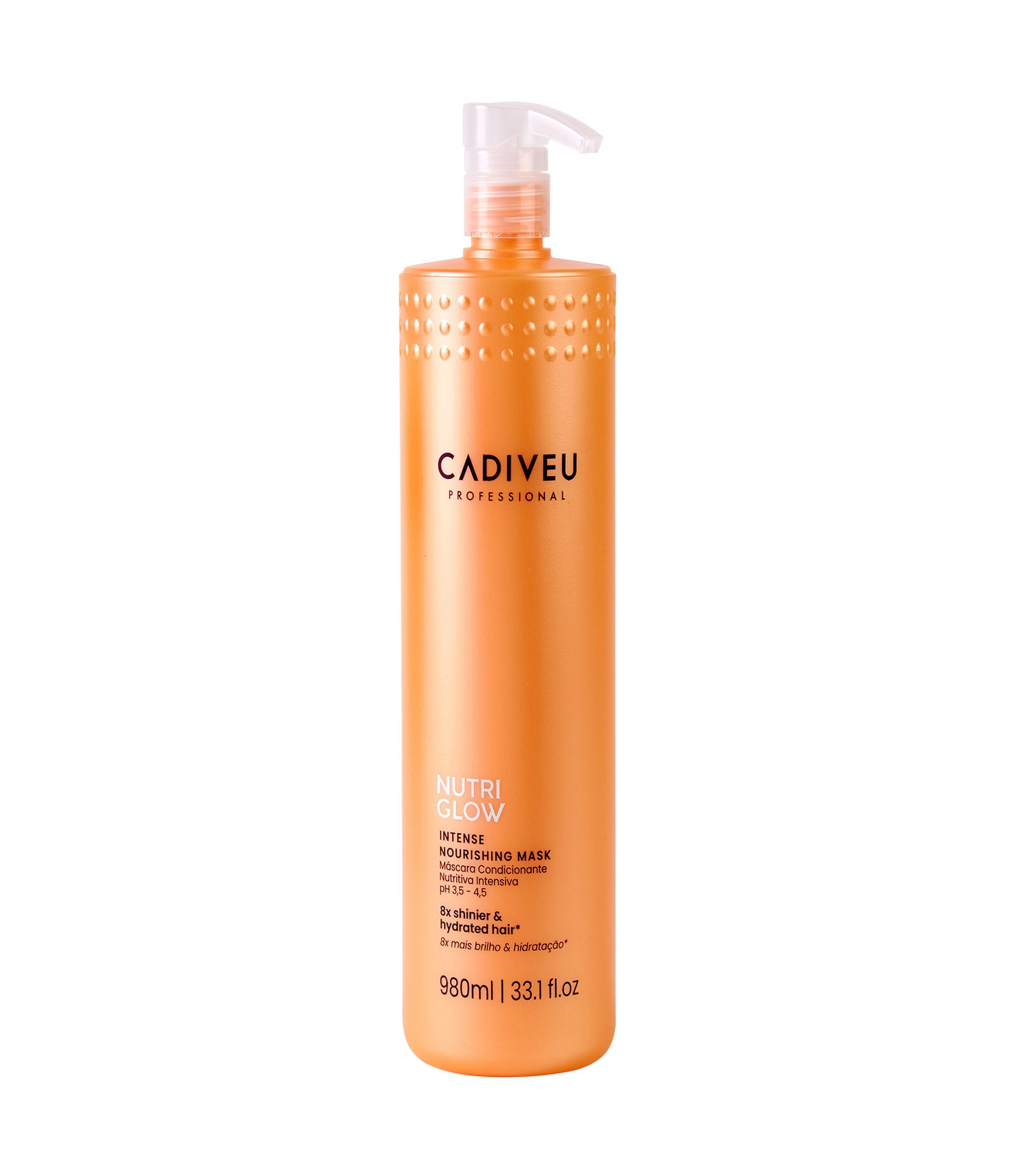 Máscara de Tratamento Capilar Intensiva Nutri Glow Cadiveu 980ml 1