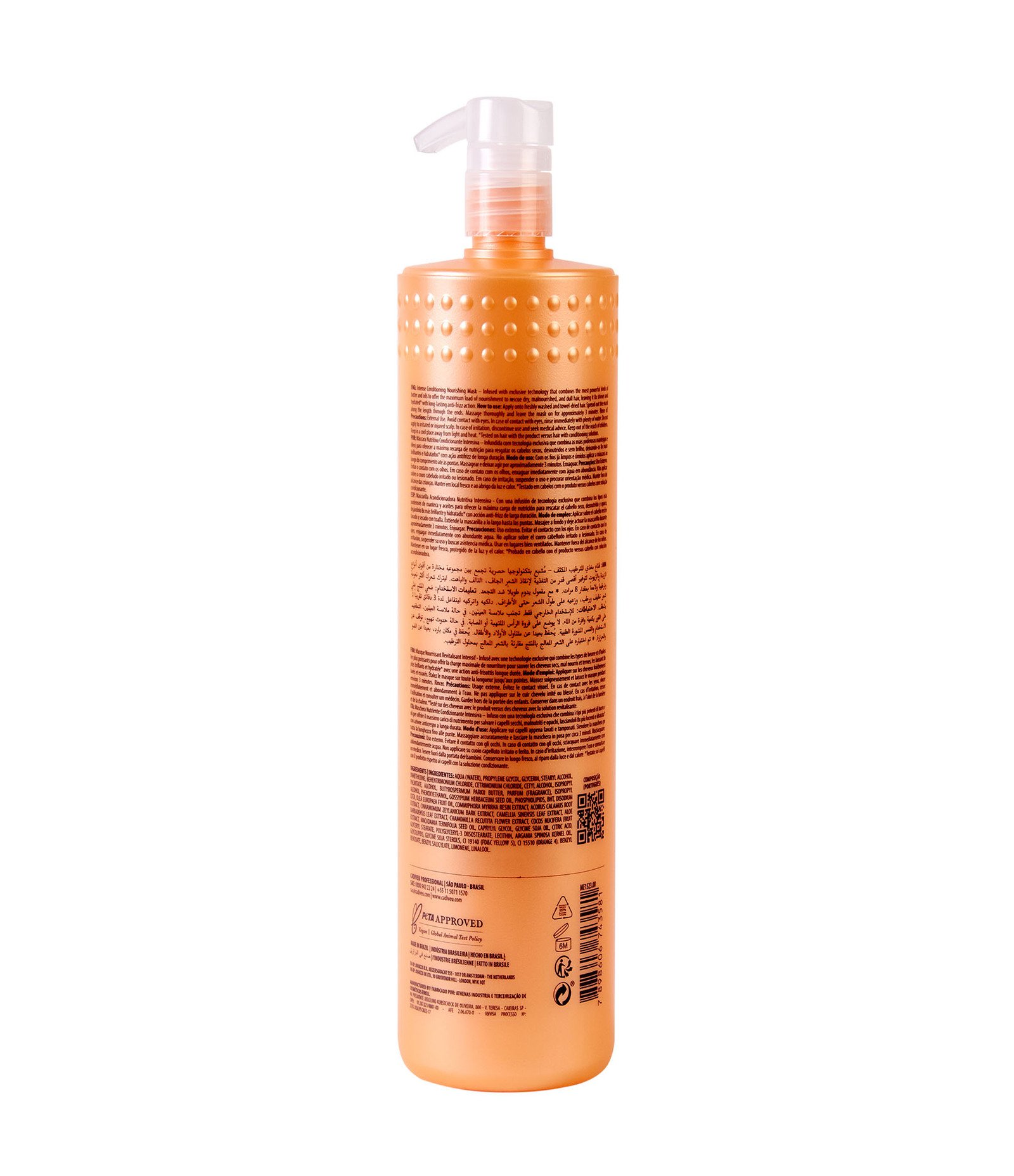 Máscara de Tratamento Capilar Intensiva Nutri Glow Cadiveu 980ml 4