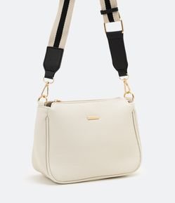 Bolsa Pequena com Alça de Gorgurão e Fechamento por Zíper