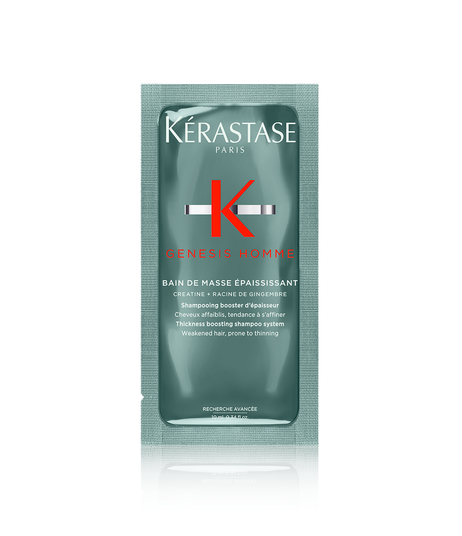 BRINDE AMOSTRA SACHÊ SHAMPOO BAIN MASSE GENESIS KERASTASE 10ml 10ml 1