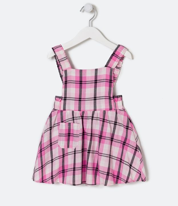 Vestido Infantil Xadrez em Oferta