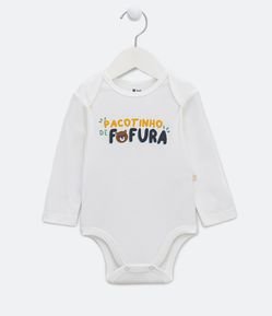 Body Infantil com Frase Pacotinho de Fofura - Tam 0 a 24 meses
