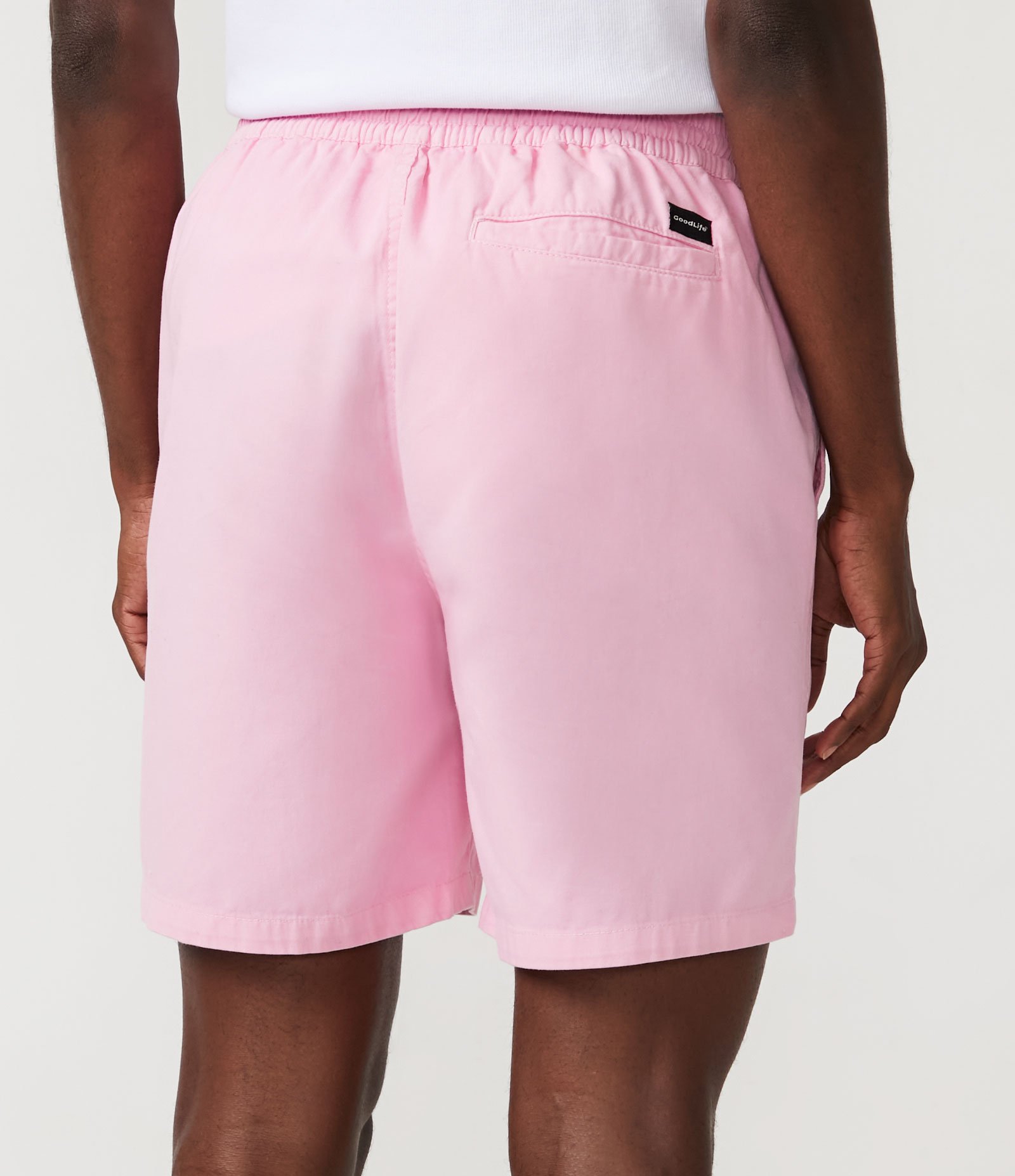 Bermuda Regular em Sarja com Elástico no Cós e Cordão 3